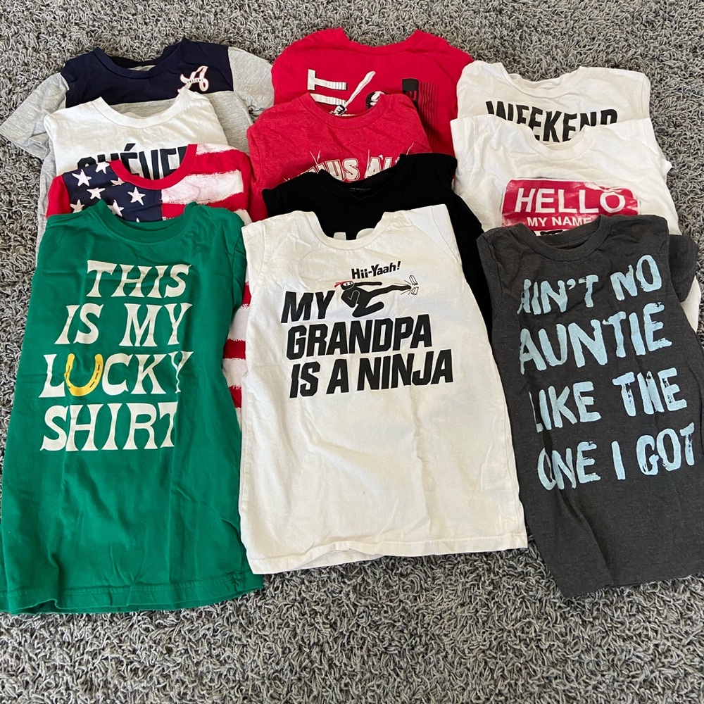 Boys T-shirts size  5 /6